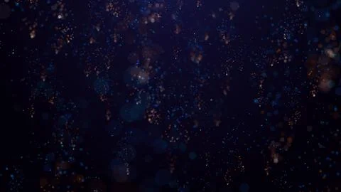 3D rendering of colorful particle confetti Stock Illustration