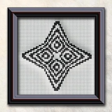 3D rendering combo artwork in elegant frame イラスト素材