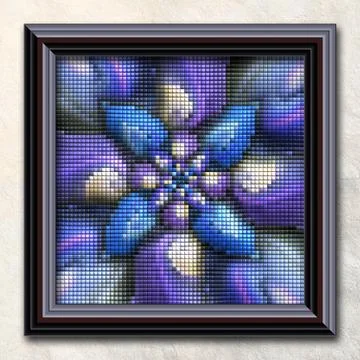3D rendering combo artwork in elegant frame イラスト素材
