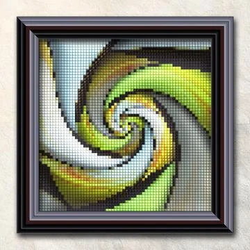 3D rendering combo artwork in elegant frame Stock Illustration