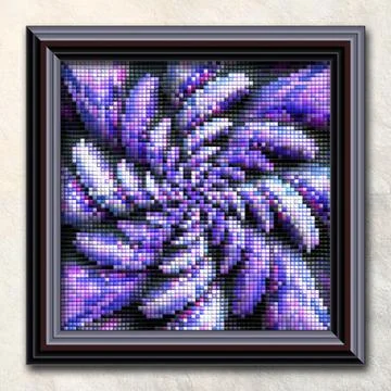 3D rendering combo artwork in elegant frame イラスト素材