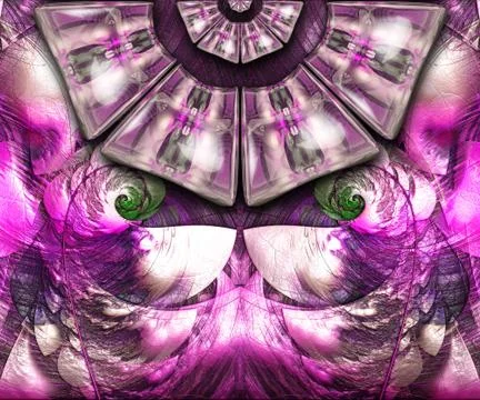 3D rendering combo artwork Stock Illustration