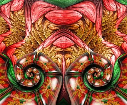 3D rendering combo artwork Illustrazione stock