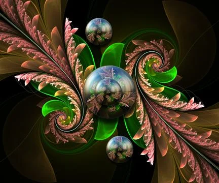3D rendering combo artwork Stock Photos