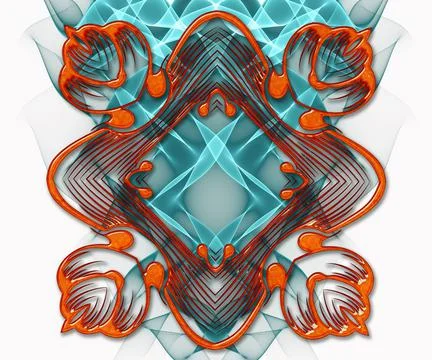 3D rendering combo creative colorful graphics artwork イラスト素材