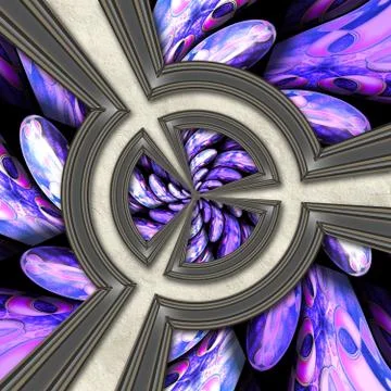 3D rendering combo creative graphics artwork Illustrazione stock
