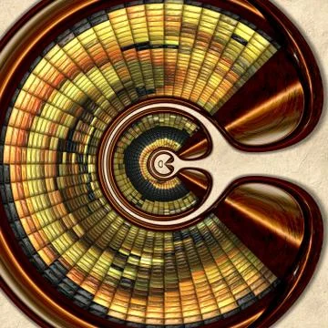 3D rendering combo creative graphics artwork Illustrazione stock