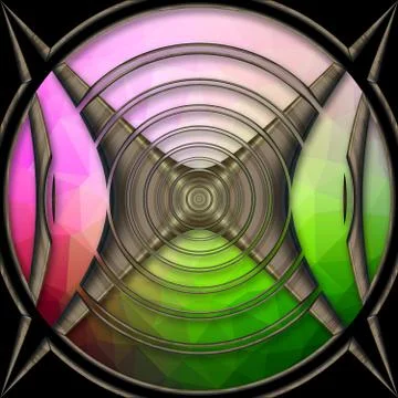 3D rendering combo creative graphics artwork Stock Illustration