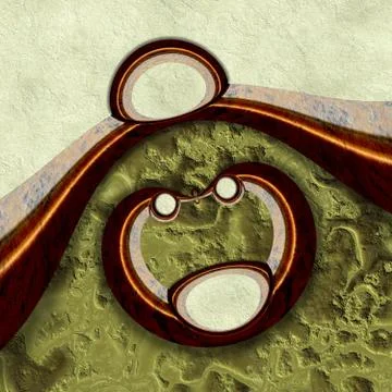 3D rendering combo creative graphics artwork Stock Illustration