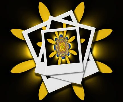 3D rendering combo creative graphics artwork Illustrazione stock