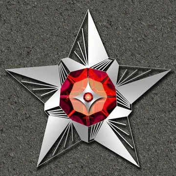 3D rendering combo creative graphics artwork Stock Illustration