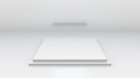 3d rendering computer generated abstract background in a white studio 3d r... Stock Photos