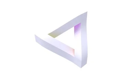 3D rendering of a computer generated optical Escher illusion Illustrazione stock