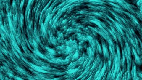 3d rendering, computer generated twirl animation of dense white clouds on a Illustrazione stock