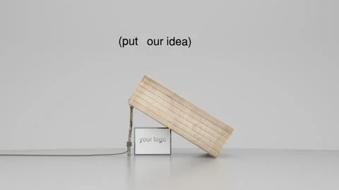 3D rendering concept of an idea to steal your client or for any other purpose Illustrazione stock