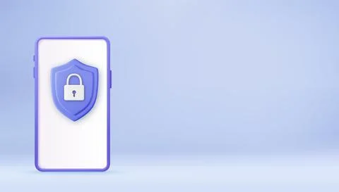 3d rendering concept security system Stock-Illustration