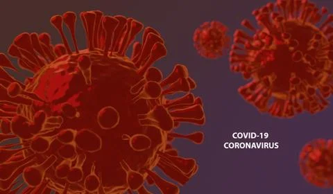 3d rendering of Coronavirus 2019-nCov. coronavirus resposible Illustrazione stock