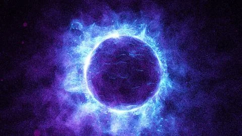 3D rendering cosmic energy strings 스톡 일러스트