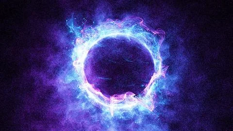 3D rendering cosmic energy strings 스톡 일러스트