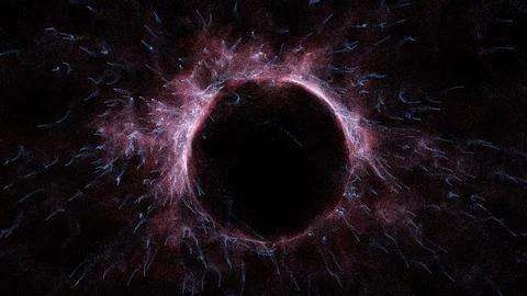 3D rendering cosmic energy strings Stock Illustration