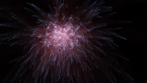 3D rendering cosmic energy strings Illustrazione stock