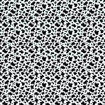 3D rendering cow print seamless animal pattern background Stock Illustration