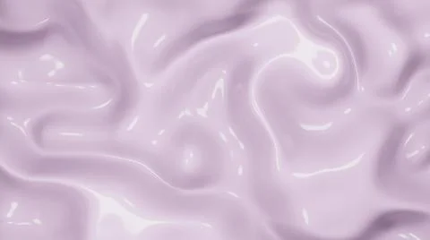 3d Rendering. Cream nude organic smooth beige color plastic, abstract wave ba Stock Illustration