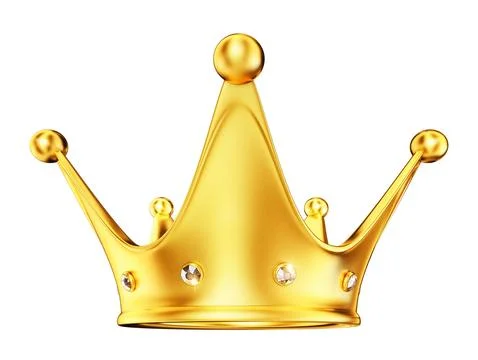 3D rendering of a crown Stock Illustration