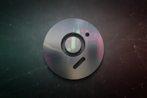 3D rendering cryptocurrency coin on colorful background, cryptocurrency conce Stock Illustration