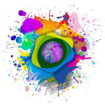 3D rendering cryptocurrency coin on colorful background, cryptocurrency conce Stock Illustration