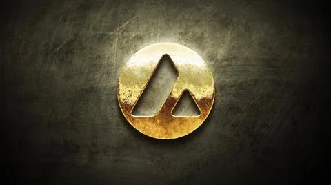 3D rendering cryptocurrency coin on colorful background, cryptocurrency conce Stock Illustration