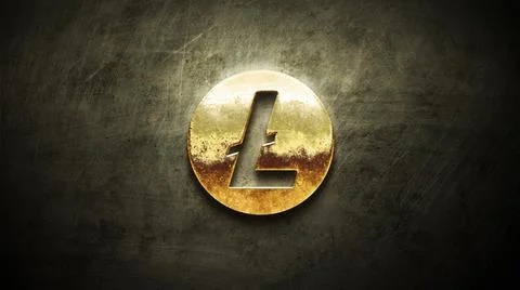 3D rendering cryptocurrency coin on colorful background, cryptocurrency conce Stock Illustration