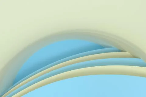 3d rendering curve paper background, tint color background Stock Illustration