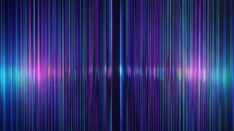 3D Rendering. Cyberspace abstraction. Futuristic Technology Digital Abstracti Stock Illustration