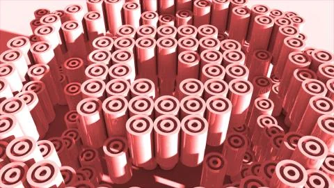 3d rendering cylinder backdrop. Illustrazione stock