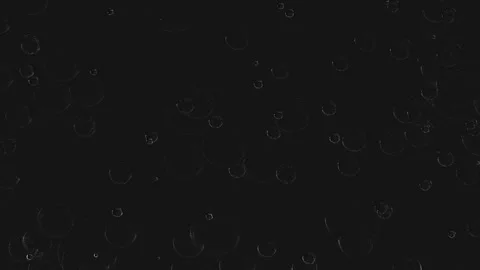 3D rendering of dark empty spheres or balls Stock Footage 271086033