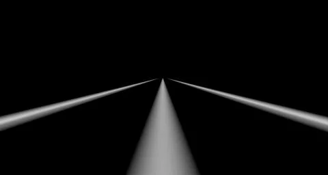 3d rendering of a dark scene with futuristic lights Stock Illustration