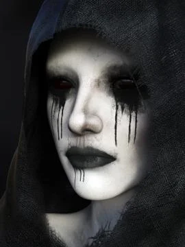 3D rendering of a demon Stock Illustration