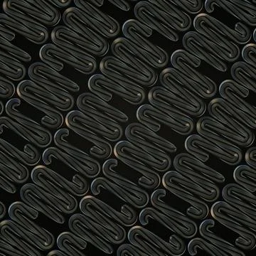 3d rendering digital illustration of a wavy dark glitter pattern Stock Illustration
