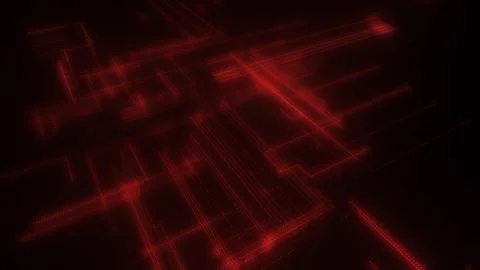 3D rendering of a digital neon mesh made of bright lines and dots 스톡 일러스트