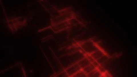 3D rendering of a digital neon mesh made of bright lines and dots Stock Illustration