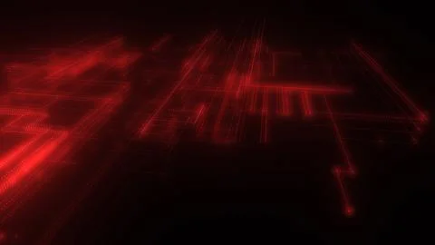 3D rendering of a digital neon mesh made of bright lines and dots 스톡 일러스트