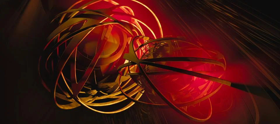 3D rendering of digital technology concept ready for banner background Illustrazione stock