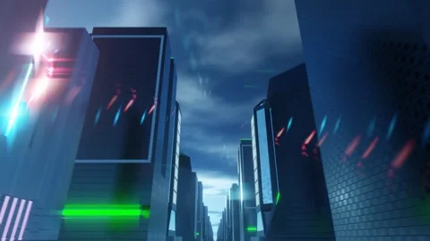 3D rendering, dive into the realm of advanced architecture, urban planning Vidéo 273629289