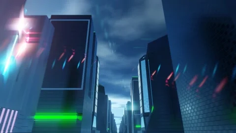 3D rendering, dive into the realm of advanced architecture, urban planning Stock-Footage 273631691