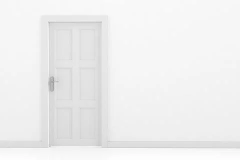 3d rendering of a door 스톡 일러스트