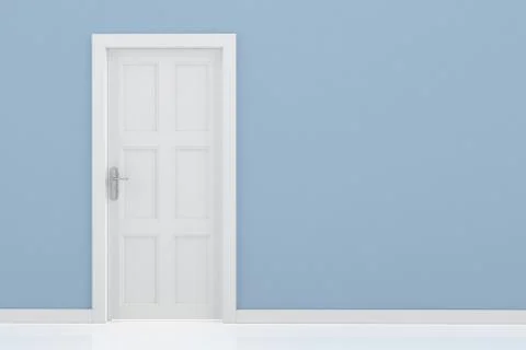 3d rendering of a door Stock Illustration