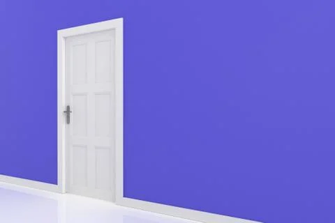 3d rendering of a door Stock Illustration