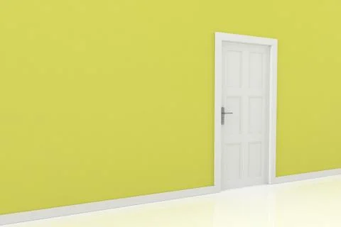 3d rendering of a door Stock Illustration