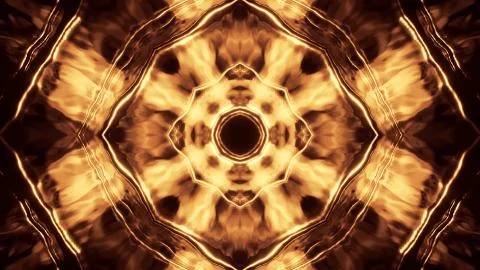 3D rendering of dynamic cool bright golden patterns for background or wallpap 스톡 일러스트